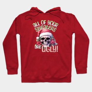 Sarcastic Christmas Joke Skull Hoodie